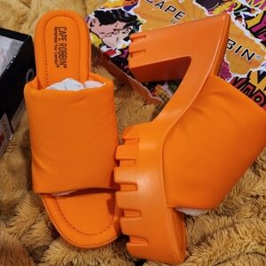 Cape Robbin Bright Orange Footwear